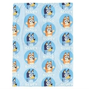 Bluey and Bingo Plush Throw Blanket